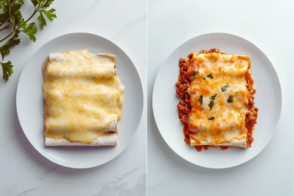 Should you bake enchiladas covered or uncovered?