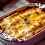 Should you bake enchiladas covered or uncovered?