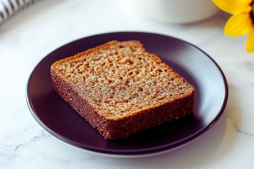 How many calories are in oatmeal molasses bread?